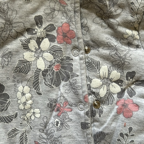 3-6 Months Floral Bunting Suit - Picture 4 of 8